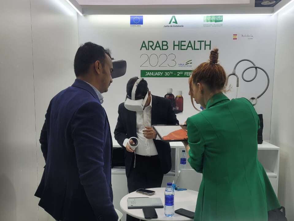 mSurgery team showing platform capabilities into Arab Health 2023